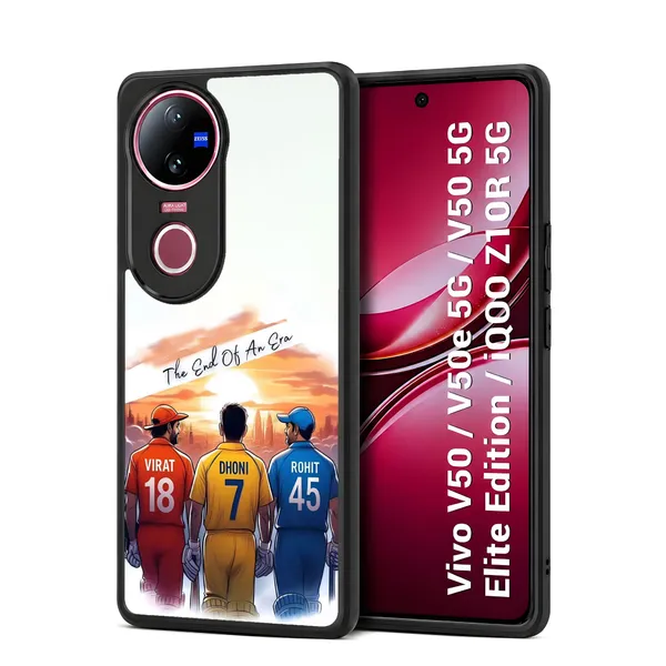 The_End_Of_An_Era_Virat_Dhoni_Rohit_Tribute_Design_Printed_Premium_Glossy_Back_Case_Cover_With_Camera_Protection_For_Vivo_V50_/_V50e_/_V50_5g_Elite_Edition_/_iQOO_Z10r_5g_Mk000057_Bx