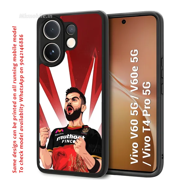 Rcb_Virat_Kohli_Player_Graphic_Design_Printed_Premium_Glossy_Back_Case_Cover_With_Camera_Protection_For_Vivo_V60_5G_/_V60e_/_T4_Pro_5G_Mk000059_Bx