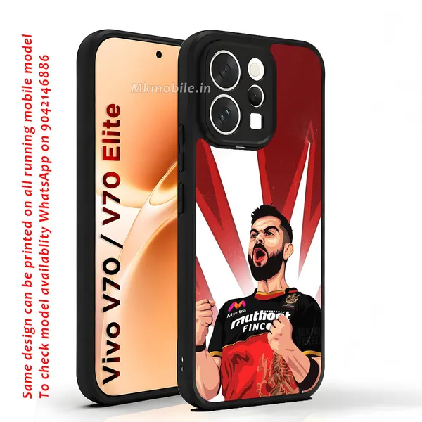 Rcb_Virat_Kohli_Player_Graphic_Design_Printed_Premium_Glossy_Back_Case_Cover_With_Camera_Protection_For_Vivo_V70_5G_/_V70_5G_Elite_Mk000059_Bx