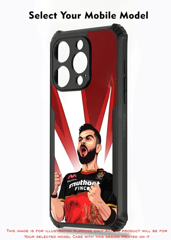 Rcb_Virat_Kohli_Player_Graphic_Design_Printed_Bumper_Glossy_Back_Case_Cover_With_Camera_Protection_Mk000059_Ip