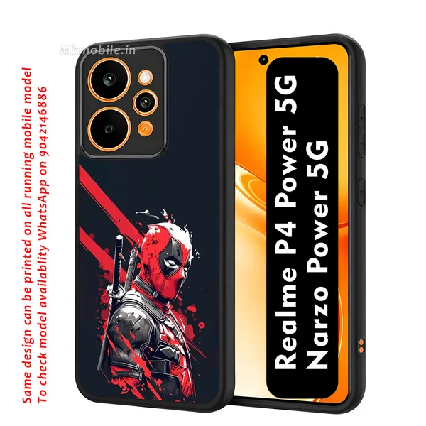 Red_And_Black_Astronaut_Design_Printed_Premium_Glossy_Back_Case_Cover_With_Camera_Protection_For_Realme_P4_Power_5G_/_Narzo_Power_5G_Mk000062_Bx