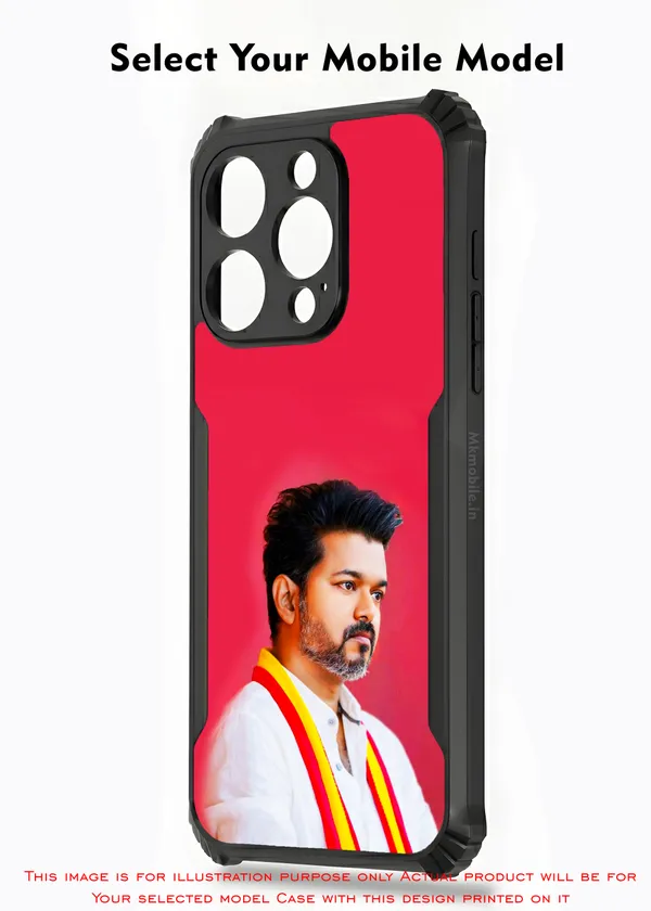 Tvk_Cm_C_Joseph_Vijay_Thalapathy_Design_Printed_Bumper_Glossy_Back_Case_Cover_With_Camera_Protection_Mk000063_Ip