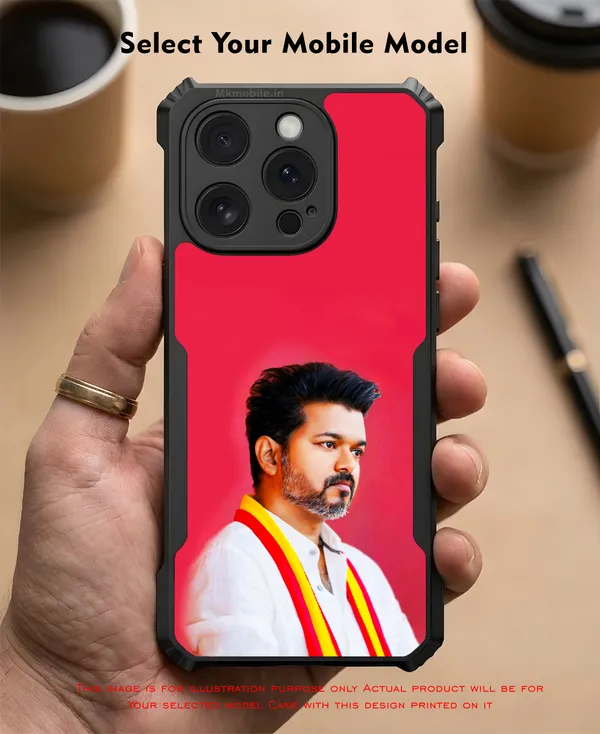 Tvk_Cm_C_Joseph_Vijay_Thalapathy_Design_Printed_Bumper_Glossy_Back_Case_Cover_With_Camera_Protection_Mk000063_Ip