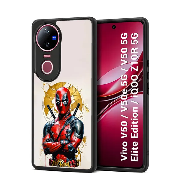 Deadpool_Graphic_Design_Printed_Premium_Glossy_Back_Case_Cover_With_Camera_Protection_For_Vivo_V50_/_V50e_/_V50_5g_Elite_Edition_/_iQOO_Z10r_5g_Mk000064_Bx