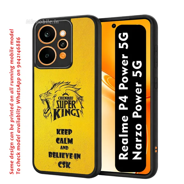 Chennai_Super_Kings_Yellow_Lion_Logo_Design_Printed_Premium_Glossy_Back_Case_Cover_With_Camera_Protection_For_Realme_P4_Power_5G_/_Narzo_Power_5G_Mk000065_Bx