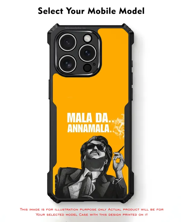 Rajinikanth_Mala_Da_Annamala_Graphic_Design_Printed_Bumper_Glossy_Back_Case_Cover_With_Camera_Protection_Mk000068_Ip