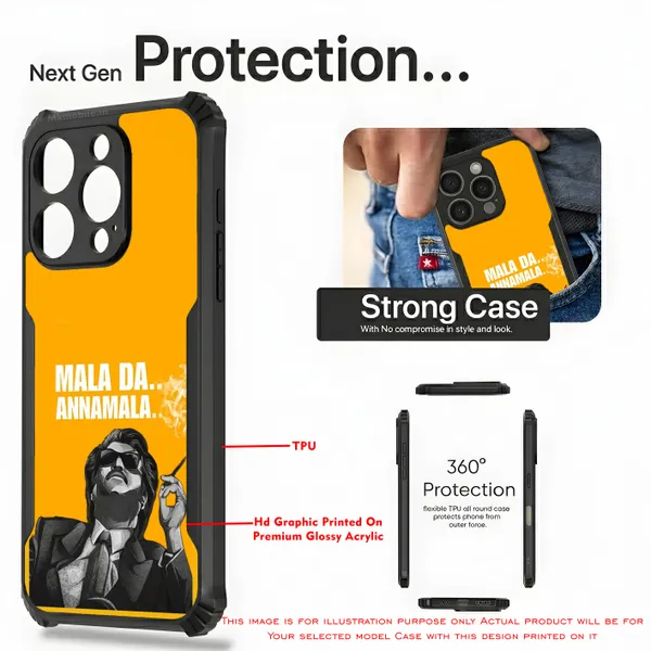 Rajinikanth_Mala_Da_Annamala_Graphic_Design_Printed_Bumper_Glossy_Back_Case_Cover_With_Camera_Protection_Mk000068_Ip