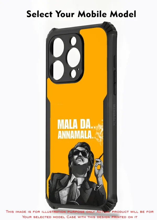 Rajinikanth_Mala_Da_Annamala_Graphic_Design_Printed_Bumper_Glossy_Back_Case_Cover_With_Camera_Protection_Mk000068_Ip