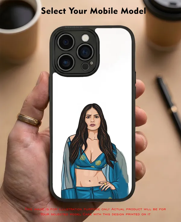Girl_Illustrated__Design_Printed_Premium_Glossy_Back_Case_Cover_With_Camera_Protection_Mk000069_Bx