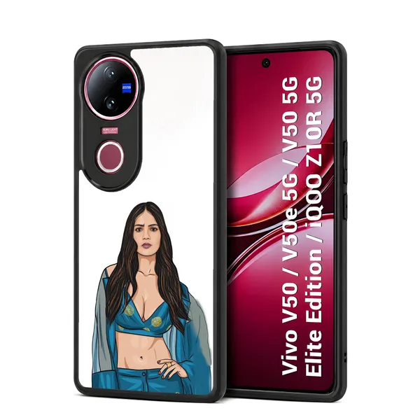 Girl_Illustrated_Design_Printed_Premium_Glossy_Back_Case_Cover_With_Camera_Protection_For_Vivo_V50_/_V50e_/_V50_5g_Elite_Edition_/_iQOO_Z10r_5g_Mk000069_Bx