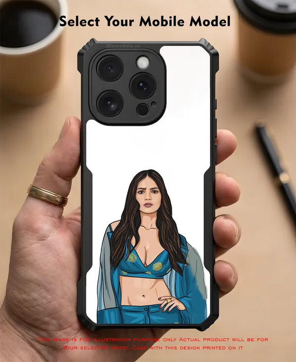 Girl_Illustrated__Design_Printed_Bumper_Glossy_Back_Case_Cover_With_Camera_Protection_Mk000069_Ip