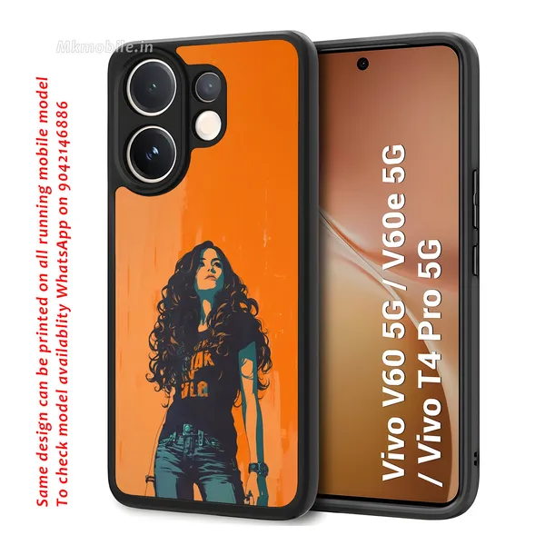 Orange_And_Black_Girl_Graphic_Design_Printed_Premium_Glossy_Back_Case_Cover_With_Camera_Protection_For_Vivo_V60_5G_/_V60e_/_T4_Pro_5G_Mk000070_Bx