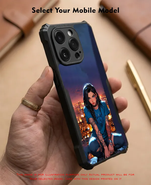 Illustrated_Character_Girl_Design_Printed_Bumper_Glossy_Back_Case_Cover_With_Camera_Protection_Mk000071_Ip