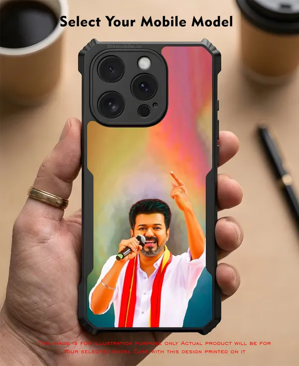 Tvk_Cm_C_Joseph_Vijay_Thalapathy_Design_Printed_Bumper_Glossy_Back_Case_Cover_With_Camera_Protection_Mk000073_Ip