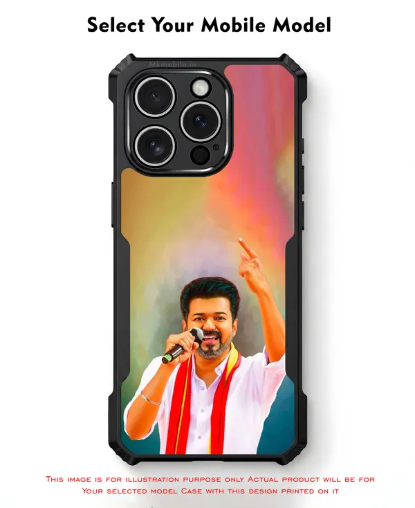 Tvk_Cm_C_Joseph_Vijay_Thalapathy_Design_Printed_Bumper_Glossy_Back_Case_Cover_With_Camera_Protection_Mk000073_Ip