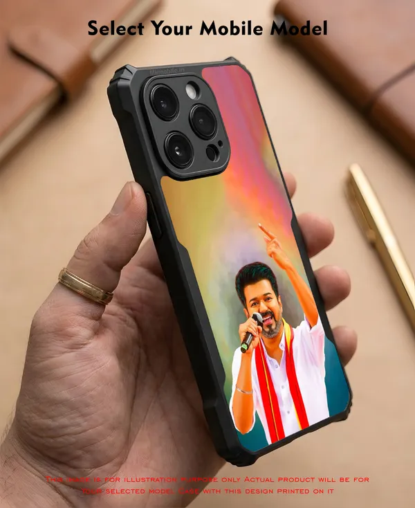 Tvk_Cm_C_Joseph_Vijay_Thalapathy_Design_Printed_Bumper_Glossy_Back_Case_Cover_With_Camera_Protection_Mk000073_Ip
