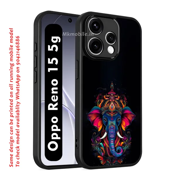 Colorful_Elephant_Ganapathy_Vinayagar_Design_Printed_Premium_Glossy_Back_Case_Cover_With_Camera_Protection_For_OPPO_RENO_15_5g_Mk000074_Bx