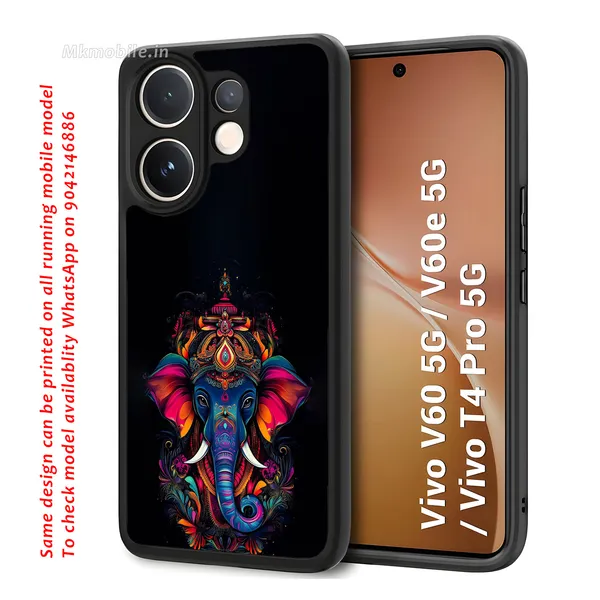 Colorful_Elephant_Ganapathy_Vinayagar_Design_Printed_Premium_Glossy_Back_Case_Cover_With_Camera_Protection_For_Vivo_V60_5G_/_V60e_/_T4_Pro_5G_Mk000074_Bx