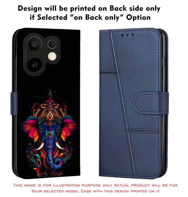 Colorful_Elephant_Ganapathy_Vinayagar_Design_Printed_Flip_Case_Cover_With_Camera_Protection_Mk000074_Fcuv