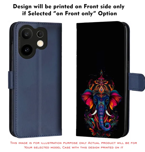 Colorful_Elephant_Ganapathy_Vinayagar_Design_Printed_Flip_Case_Cover_With_Camera_Protection_Mk000074_Fcuv