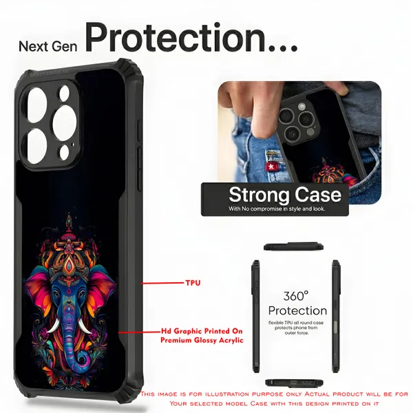 Colorful_Elephant_Ganapathy_Vinayagar_Design_Printed_Bumper_Glossy_Back_Case_Cover_With_Camera_Protection_Mk000074_Ip