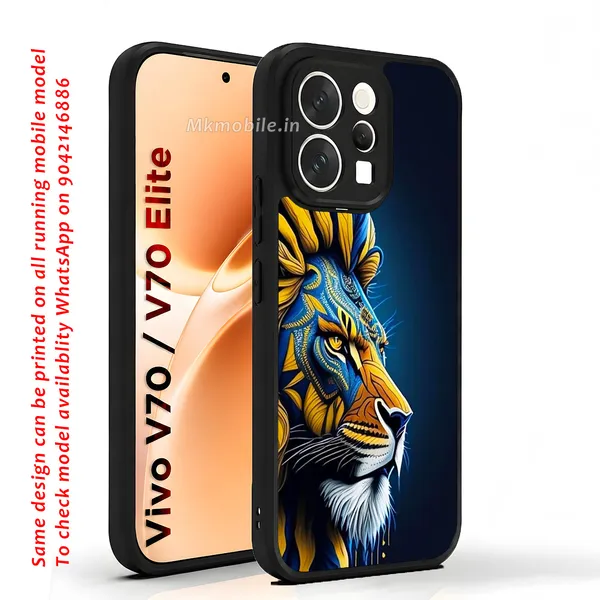 Blue_And_Yellow_Artistic_Lion_Design_Printed_Premium_Glossy_Back_Case_Cover_With_Camera_Protection_For_Vivo_V70_5G_/_V70_5G_Elite_Mk000075_Bx