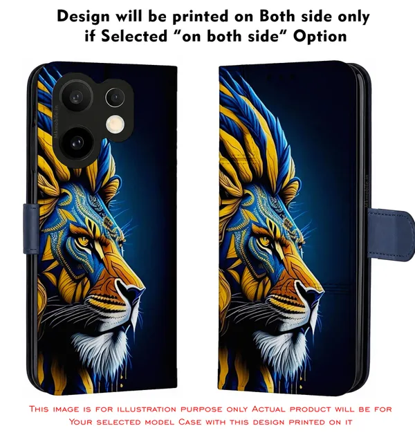 Blue_And_Yellow_Artistic_Lion_Design_Printed_Flip_Case_Cover_With_Camera_Protection_Mk000075_Fcuv