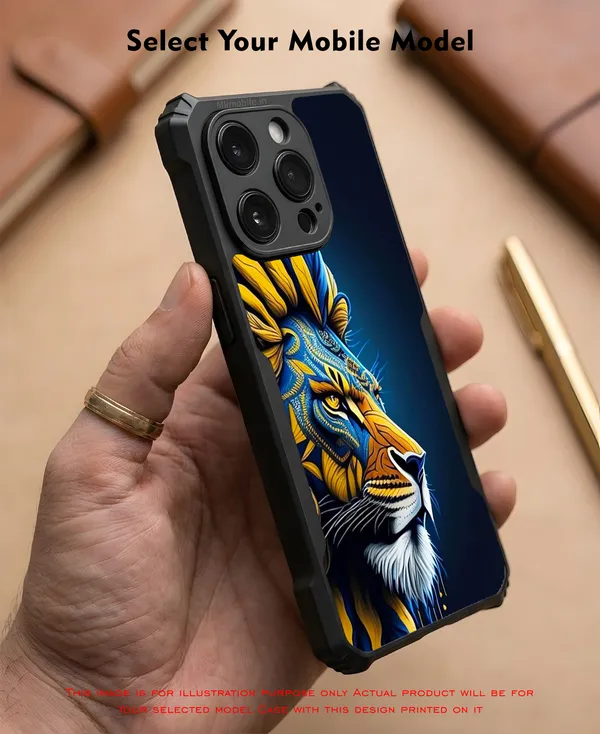 Blue_And_Yellow_Artistic_Lion_Design_Printed_Bumper_Glossy_Back_Case_Cover_With_Camera_Protection_Mk000075_Ip