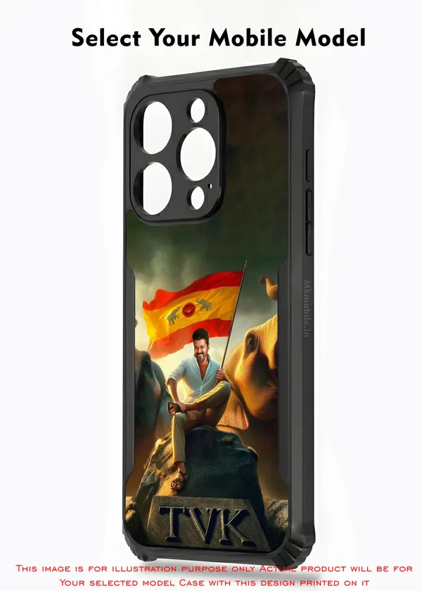 Tvk_Cm_C_Joseph_Vijay_Thalapathy_Design_Printed_Bumper_Glossy_Back_Case_Cover_With_Camera_Protection_Mk000076_Ip
