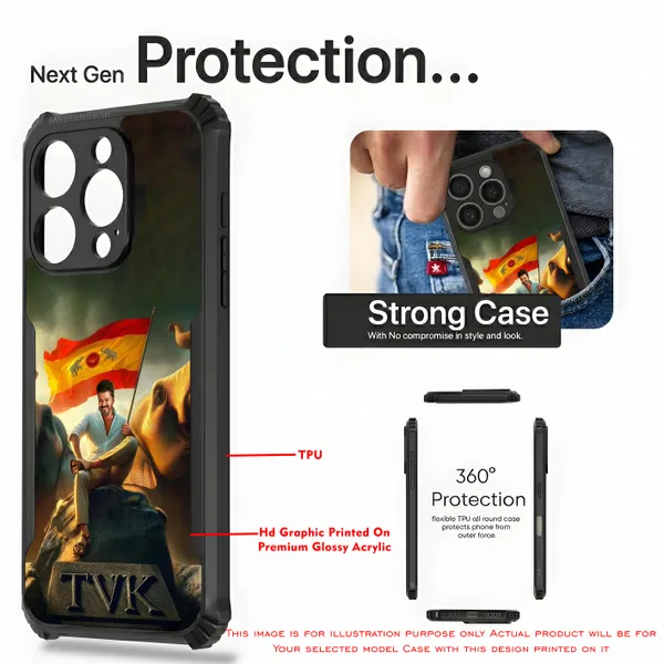 Tvk_Cm_C_Joseph_Vijay_Thalapathy_Design_Printed_Bumper_Glossy_Back_Case_Cover_With_Camera_Protection_Mk000076_Ip