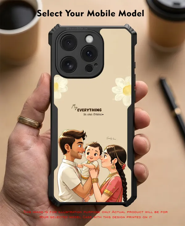 Beige_Illustrated_Family_Theme_Design_Printed_Bumper_Glossy_Back_Case_Cover_With_Camera_Protection_Mk000078_Ip