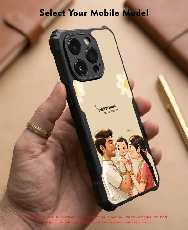 Beige_Illustrated_Family_Theme_Design_Printed_Bumper_Glossy_Back_Case_Cover_With_Camera_Protection_Mk000078_Ip