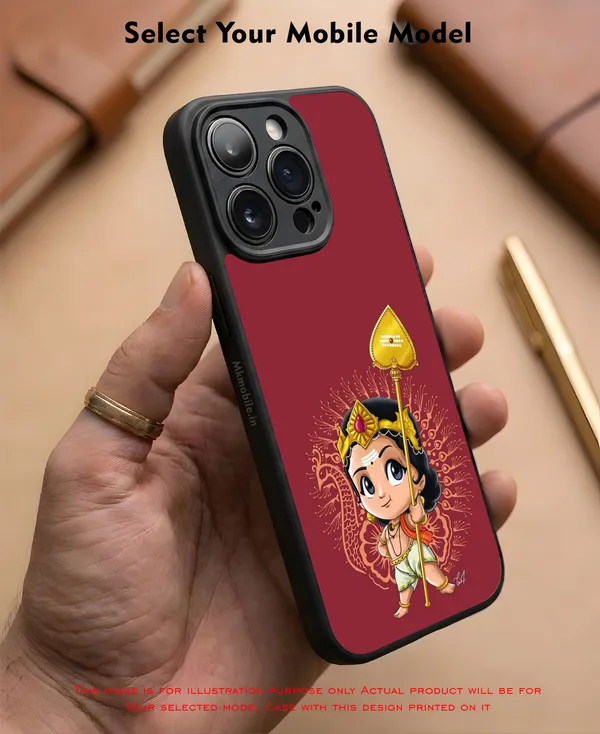 Murugan_Maroon_Design_Printed_Premium_Glossy_Back_Case_Cover_With_Camera_Protection_Mk000079_Bx