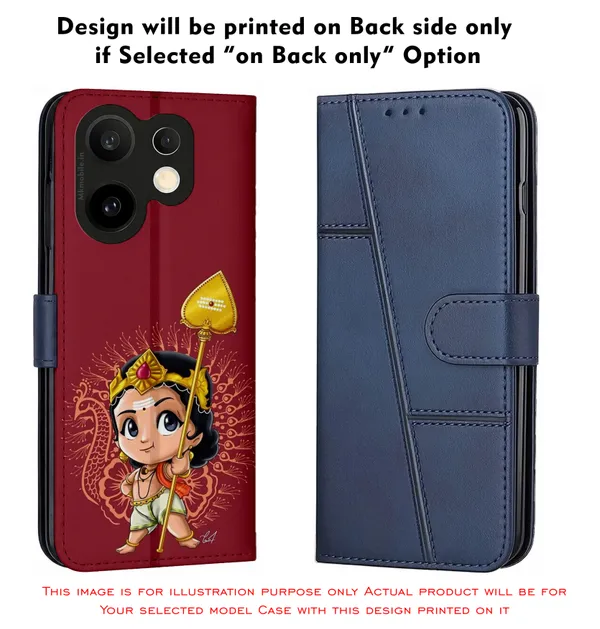 Murugan_Maroon_Design_Printed_Flip_Case_Cover_With_Camera_Protection_Mk000079_Fcuv