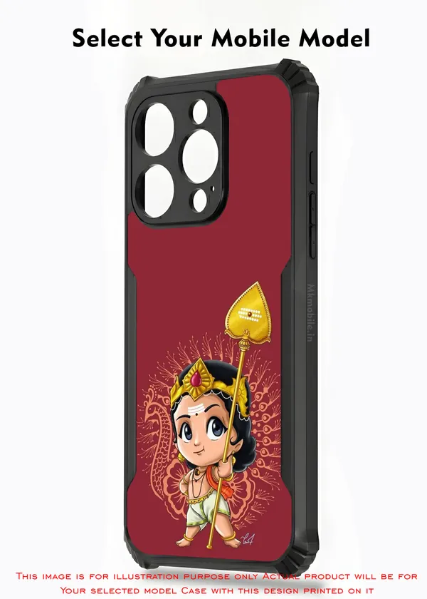 Murugan_Maroon_Design_Printed_Bumper_Glossy_Back_Case_Cover_With_Camera_Protection_Mk000079_Ip