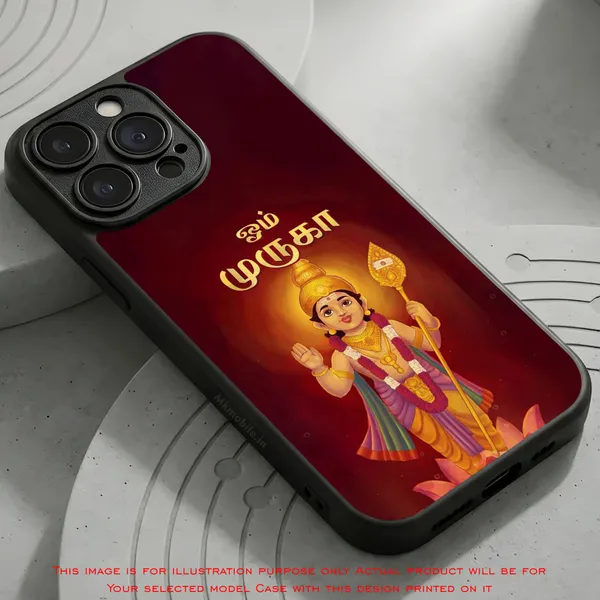 Om_Muruga_Tamil_Religious_Design_Printed_Premium_Glossy_Back_Case_Cover_With_Camera_Protection_Mk000082_Bx