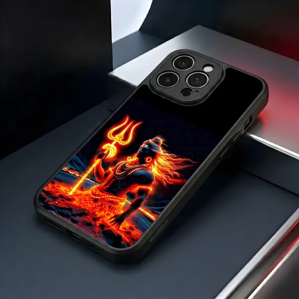Fiery_Lord_Shiva_Trishul__Design_Printed_Premium_Glossy_Back_Case_Cover_With_Camera_Protection_Mk000083_Bx