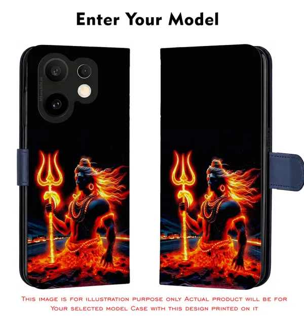 Fiery_Lord_Shiva_Trishul__Design_Printed_Flip_Case_Cover_With_Camera_Protection_Mk000083_Fcuv