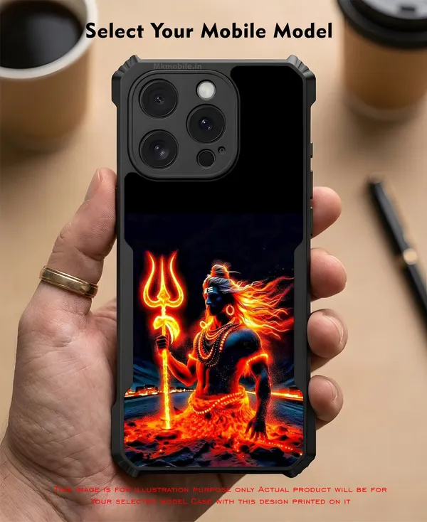 Fiery_Lord_Shiva_Trishul__Design_Printed_Bumper_Glossy_Back_Case_Cover_With_Camera_Protection_Mk000083_Ip
