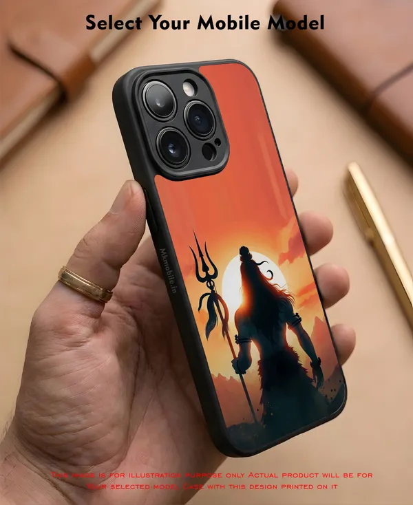 Lord_Shiva_Sunset_Silhouette_Design_Printed_Premium_Glossy_Back_Case_Cover_With_Camera_Protection_Mk000091_Bx