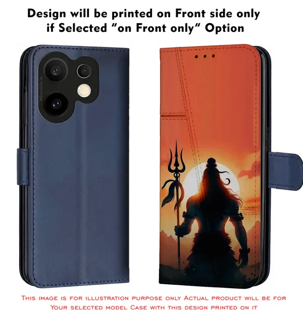 Lord_Shiva_Sunset_Silhouette_Design_Printed_Flip_Case_Cover_With_Camera_Protection_Mk000091_Fcuv