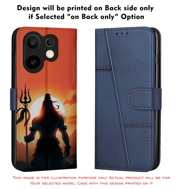 Lord_Shiva_Sunset_Silhouette_Design_Printed_Flip_Case_Cover_With_Camera_Protection_Mk000091_Fcuv