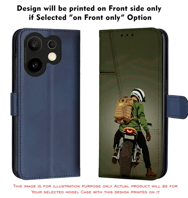 Biker_Illustration_Design_Printed_Flip_Case_Cover_With_Camera_Protection_Mk000101_Fcuv