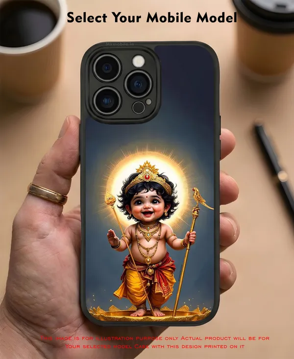 Lord_Muruga_Hindu_Deity__Design_Printed_Premium_Glossy_Back_Case_Cover_With_Camera_Protection_Mk000104_Bx