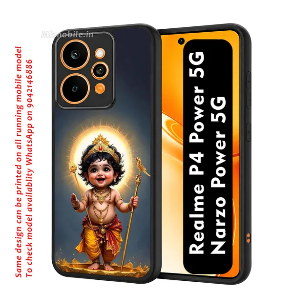 Lord_Muruga_Hindu_Deity_Design_Printed_Premium_Glossy_Back_Case_Cover_With_Camera_Protection_For_Realme_P4_Power_5G_/_Narzo_Power_5G_Mk000104_Bx