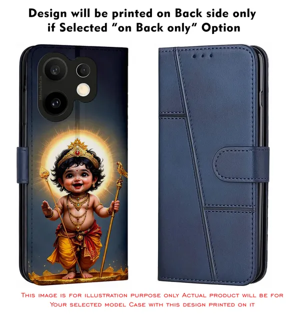Lord_Muruga_Hindu_Deity__Design_Printed_Flip_Case_Cover_With_Camera_Protection_Mk000104_Fcuv