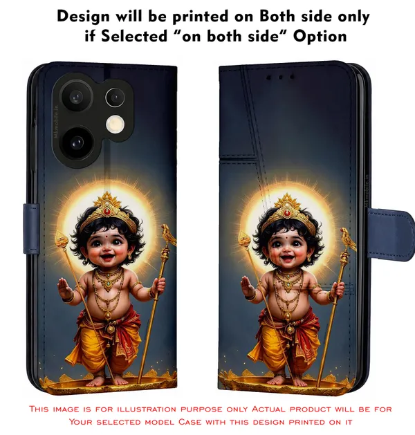 Lord_Muruga_Hindu_Deity__Design_Printed_Flip_Case_Cover_With_Camera_Protection_Mk000104_Fcuv