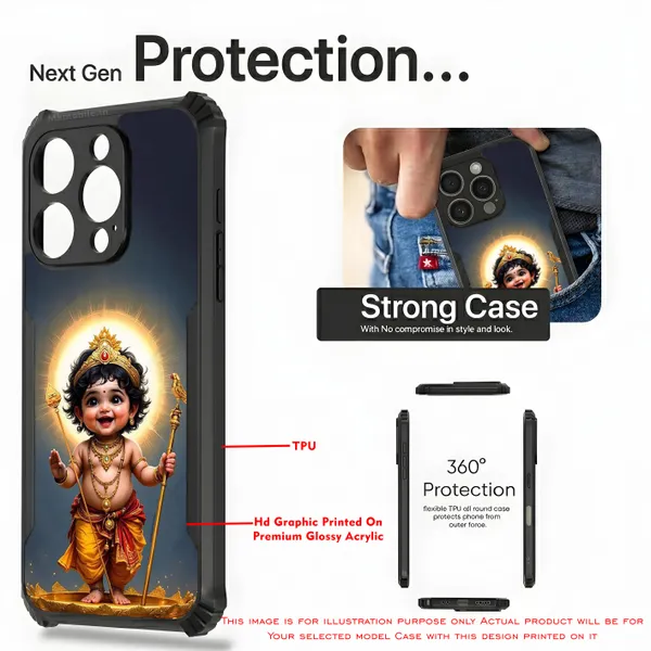 Lord_Muruga_Hindu_Deity__Design_Printed_Bumper_Glossy_Back_Case_Cover_With_Camera_Protection_Mk000104_Ip