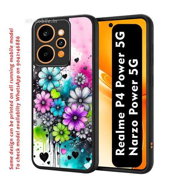 Floral_Watercolor_Design_Printed_Premium_Glossy_Back_Case_Cover_With_Camera_Protection_For_Realme_P4_Power_5G_/_Narzo_Power_5G_Mk000105_Bx