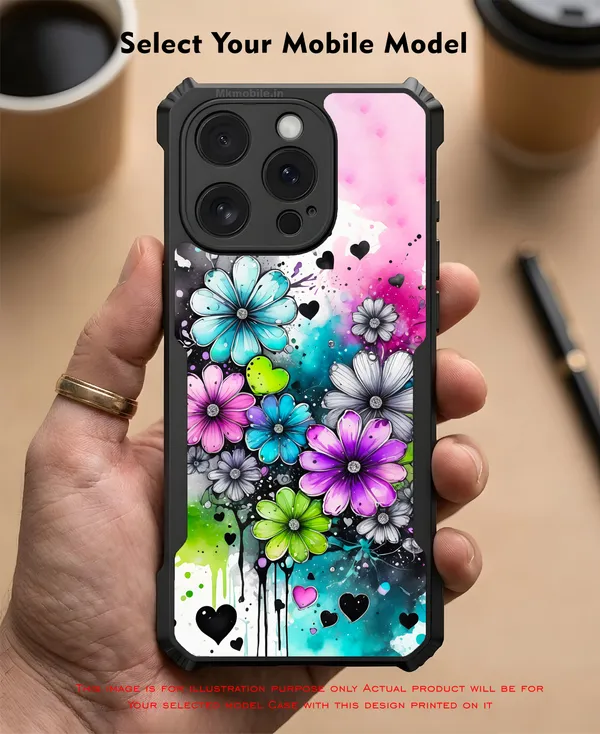 Floral_Watercolor__Design_Printed_Bumper_Glossy_Back_Case_Cover_With_Camera_Protection_Mk000105_Ip